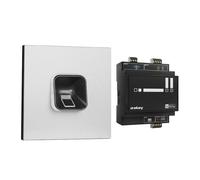 ekey sLine FP Set in Black for Gira 106 Aluminum