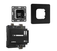 ekey xLine FP Set for Flush-Mount Installation, Black Plastic Frame