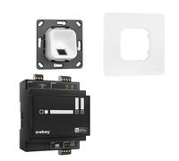 ekey xLine FP Set for Flush-Mount Installation, White Plastic Frame