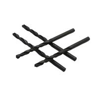 EKFBQBGW 10PC 1.05x36mm High Speed Steel HSS Black Straight Hole Cutter Driller Spiral Twist Drill Bit EKFBQBGW