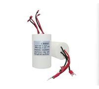 EKFBQBGW 1pc 6UF+15UF CBB60 four wire dual capacitor 450V hoist lifting pole electronic starter crane starting capacitor