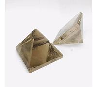 EKFBQBGW 1pc Natural Smoky Quartz Pyramid Crystal Stone 40mm-50mm For Home Collections (Color : 1pc 40mm)