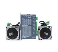 EKFBQBGW DC30V～110V/AC24V～80V 3/5/6A 3.3/4.5/6.9/8.5/10/12N.m 2 Phase Nema34 2-Axis Stepper electronic starter 2-Axis Open Loop Stepper electronic starter Drivers(Nema34 10Nm 12.7mm)