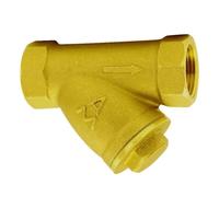 EKFBQBGW DN15 20 25 32 40 50 65 80 100 Brass Female Inline Y Mesh Strainer Threads Filter Thickened Valve Booster Pump Heating Pipes(DN25x1) EKFBQBGW