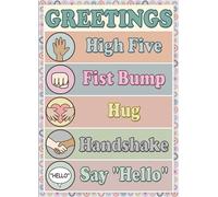 EKFBQBGW Elementary Classroom Setup Posters - Inspirational Welcome Signs, Positive Affirmations for Back to School Season & Year-Round Unframed,16x24inch(40x60cm)