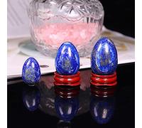 EKFBQBGW for Natural Crystal Egg Shaped Stone Lapis Lazuli Crystal Point Home Decoration Gem Crafts Gift Home Collections (Size : 45x30mm)
