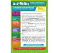 EKFBQBGW Laminated Essay Writing Poster The Writing Process Chart ELA Classroom Wall Art for School Durable Teacher Resource Unframed,16x24inch(40x60cm)