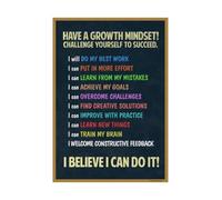 EKFBQBGW Math Classroom Poster Exponent Rules and Algebra Laws Display | Inspiring wall decor that encourages students to embrace challenges daily(Framed,08X12inch(20X30cm))
