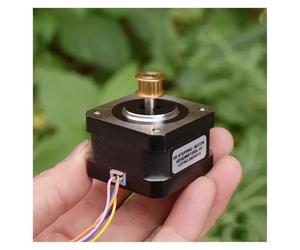 EKFBQBGW NEMA17 0.9 Degree 42mm Hybrid Stepper electronic starter 2-Phase 4-Wire Stepping electronic starter 5mm Shaft Pulley Wheel