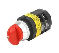 EKFBQBGW SZW25-30D/2 25A Red Handle Three Position Two Pole 8 Screw Terminals Rotary Changeover Cam Switch EKFBQBGW