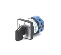 EKFBQBGW SZW26/LW26-10 1 Phase Small Double Ways Power Switching Selector Rotary Cam Switch 3 Position Lines 10A ON-OFF ON