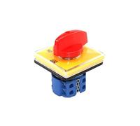 EKFBQBGW SZW26/LW26-20 C04.2 20A 660V OFF ON 2 Position 8 Screws 64X64 mm Panel Manual Transfer Changeover Cam Switch