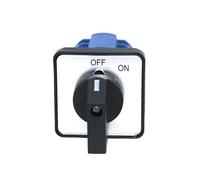 EKFBQBGW SZW26/LW26-20/C06.3 2 Ways 660V 3 Pole ON OFF Selector Cam Latching Manual Switch 48X48mm Panel For 20A Machine