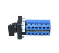 EKFBQBGW SZW26/LW26-20 ON OFF ON 24 Terminals Forward Reverse Switching Cam Rotary Power Switch 64x64 EKFBQBGW