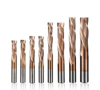 EKFBQBGW Up Down 3.175/4/5/6/8/10mm Shank Bit Coated 2 Flute Carbide Wood 1Pcs(6x6x25x60L) EKFBQBGW