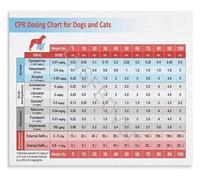 EKFBQBGW Veterinary CPR Knowledge Poster Pet Emergency Response Reference Informative Animal Care Canvas Art for Clinic or Study Room Framed,16x24inch(40x60cm)