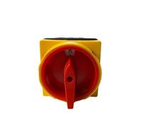 EKFBQBGW YMD11-32A 3/4P 690V On-Off Isolator Switch with Pad Lock Rotary Cam Disconnect Selector High Voltage Control(32A 4P) EKFBQBGW