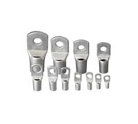 EKFVNIQQ 10pcs Tinned Copper Battery Terminal Block Connector with Hole for SC Series Bolt SC35-6 SC35-8 SC10-6 SC16-6 (Color : SC6-8, Size : 10PCS)