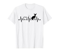EKG Heartbeat Pulse Heart Sphynx for Sphinx Cat Owners T-Shirt