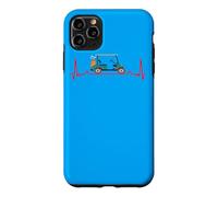 Ekg Heartbeat Pulse Line Golf Cart Club Fun Golfer Case for iPhone 11 Pro Max