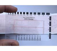 EKG PVC Badge Card - Interpret ECG/EKG Rhythm Strips and 12-Lead EKG, for Healthcare Professionals