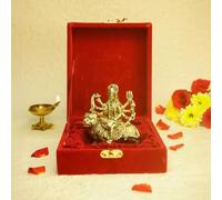 Ekhasa 100% Pure Brass Durga Maa Murti in Luxury Red Velvet Gift Box God Idols for Gifting | Best Wedding Gifts for Marriage Couple, Marriage Gifts for Couples, Housewarming, Shop Opening Ceremony