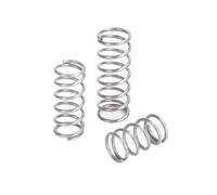 EKHNMTCM Stainless Steel Pressure Spring 304 SUS Compressed Spring Stainless Steel Compression Spring Wire Diameter 0.4mm 0.5mm 10PCS(15mm,8MM_0.5MM)