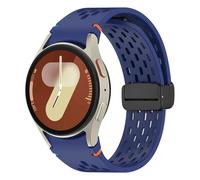 EKHNMTCM Straps Compatible with Galaxy Watch 7 6 5 4 FE 40mm 44mm/6 Classic/5 Pro No Gaps Magnetic wrist Bracelet Galaxy Watch 7 Band(Blue,Galaxy Watch7 40mm)