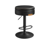 EKHO Collection - 360° Swivel Bar Stool, Ink Black