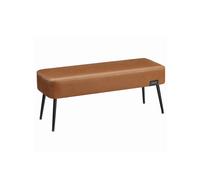 EKHO Collection - Ottoman Bench, Caramel Brown