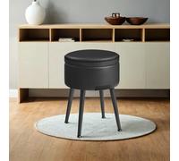 EKHO Collection-Storage Ottoman Bench Max. Load 150 kg, Ink Black