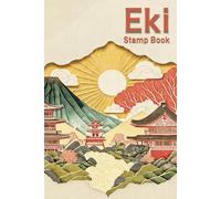 Eki Stamp book: Collect stamps from your trip to Japan in this large 6x9 inch book to create a cherished memento.
