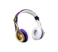 eKids Disney Wish Bluetooth Headphones for Kids, Wireless Headphones with Microphone Includes Aux Cord, Volume Reduced Kids Foldable Earphones for School, Home, or Travel