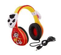 EKids Paw Patrol Marshall Headphones for Kids with Built in Volume Limiting Feature for Kid Friendly Safe Listening, Red