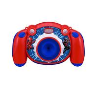 EKids Spiderman Children's Camera with Photo and Video Function | Children's Friendly 2MP Digital Camera with Stickers and Editing Functions Red