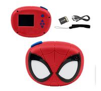 eKids Spiderman Kids Digital Camera with SD Card, Video Camera, Built-in Digital Stickers for Kids, Red