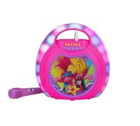 eKids Trolls Band Together - Máquina de karaoke, altavoz Bluetooth con micrófono para niños, diseñado para fanáticos de los trolls, juguetes y regalos