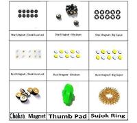 EKIN acupressure Byol, Star, Chakra, Ring Magnets and Thumb Pad Tools (General, Medium, Small)