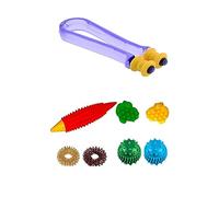 EKIN acupressure Finger Care Massager Rings Power Balls-Power Thumbs-Reflexology Chart For Hand/Feet