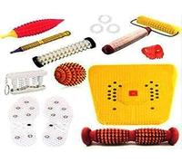 EKIN Massager Tools Kit with Multipurpose Roller Massager With Magnetic Power Foot Mat Combo Kit(Manual Massager)