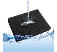 EKIND 1 Piece Aquarium Filter Foam Pad, Cut-to-Size Black Bio Sponge Filter Media Pad for Fish Tank, Durable, High-Efficiency Water Purification（Mesopores, 7.87" x 7.87" x 0.78"）