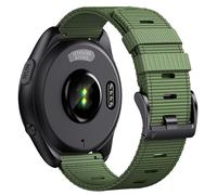 EKINGEEK Quick Release Nylon Watch Band 20mm 22mm for Vivoactive 5/6, Venu 2/3, Venu Sq 2, Forerunner 55/165/255/265, for Garmin Approach S44/S50 - Breathable Durable Replacement Strap, Green, 20mm