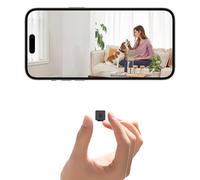 EKJANEPE 4K Mini Spy Hidden Camera Wireless WiFi Indoor Home Security Camera Micro Tiny Nanny Cam Long-lasting Battery Camera with Night Vision, Motion Detection, Wide Angle, APP Control