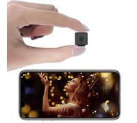 EKJANEPE Mini Camera, Mini Security Home 4K Wireless WiFi Tiny Micro Camera, Portable Body Indoor Outdoor Pet Cam, Remote Viewing for Security with APP, Night Vision, Motion Detection