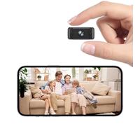 EKJANEPE Mini Spy Camera 1080P Hidden Camera Nanny Cam, Indoor WiFi Wireless Mini Camera, Night Vision Motion, Activated Alerts, SD Card & Cloud Storage, Security Cam for Home Surveillance