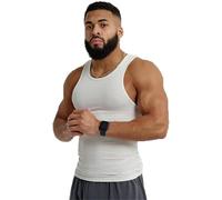 Ekko Beaters, Ekkovision Tank Tops Men, Ekko Beaters for Men, Compression Shirt Men, Muscle Shirts for Men, Sleeveless Gym Shirts Tops, Workout Shaper Vest (UK, Alpha, L, Regular, Regular, White)