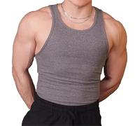 Ekko Beaters, Ekkovision Tank Tops Men,Muscle Shirts for Men,Workout Shaper Vest Compression Abs Abdomen Undershirts,Sleeveless Gym Shirts Tops,Workout Compression Shirt Men (Blue, M)