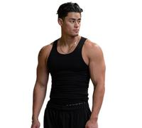 Ekko Beaters,Ekkovision Tank Tops Men's Sleeveless T-Shirts Vest Top for Men Show Muscles Gym Tank Top Breathable Training Bodybuilding Vest,Easy Fit Men Vest (UK, Alpha, M, Regular, Regular, Black)
