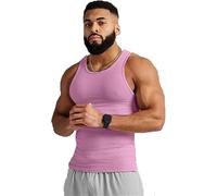 Ekko Beaters & Ekkovision Tank Tops - Men's Workout Shaper Vest, Compression Abs & Abdomen Undershirts, Muscle Shirts (Purple, Large)