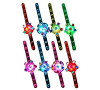 EKKONG Bright Bracelets, Pack of 8 LED Wristbands for Children, Party Favors, Party Fillers, Birthday Favors